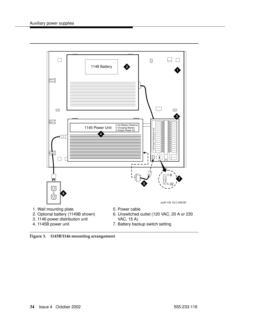 Avaya 555-233-116 manual mounting arrangement 