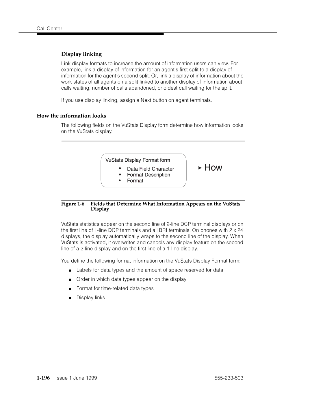 Avaya 555-233-503 Display linking, How the information looks, ˜p¤˜¤’F˜=a’zd˜damcamV˜’’aVm˜˜F¨›˜*¤››pm˜pm˜VFm›˜›Fhamd’ 