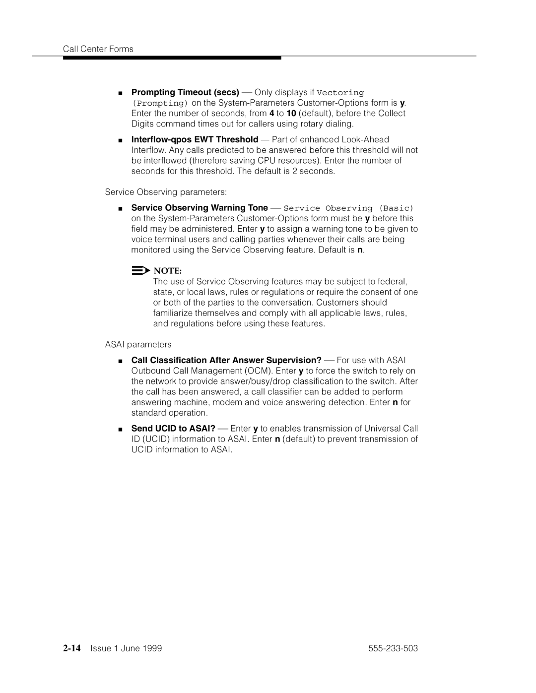 Avaya 555-233-503 manual Interflow-qpos EWT Threshold˜I˜›˜pO˜Fmm4F=˜ppcF=˜, Fa4F˜*’FamV˜zhF›F’9 