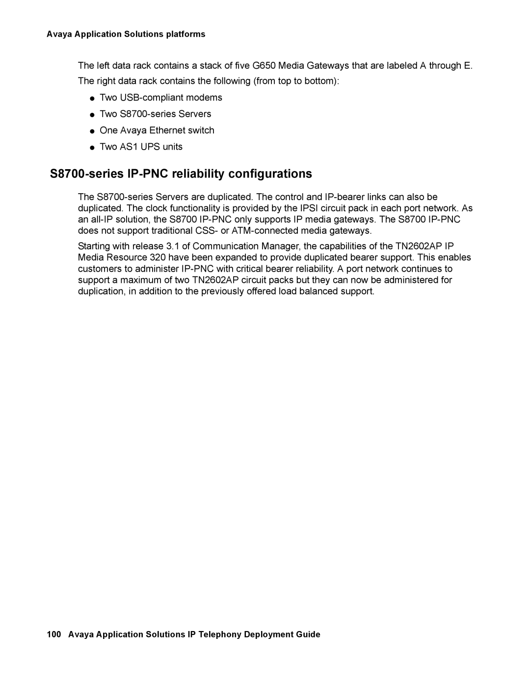 Avaya 555-245-600 manual S8700-series IP-PNC reliability configurations 