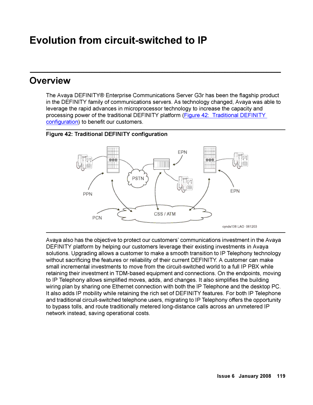 Avaya 555-245-600 manual Evolution from circuit-switched to IP 