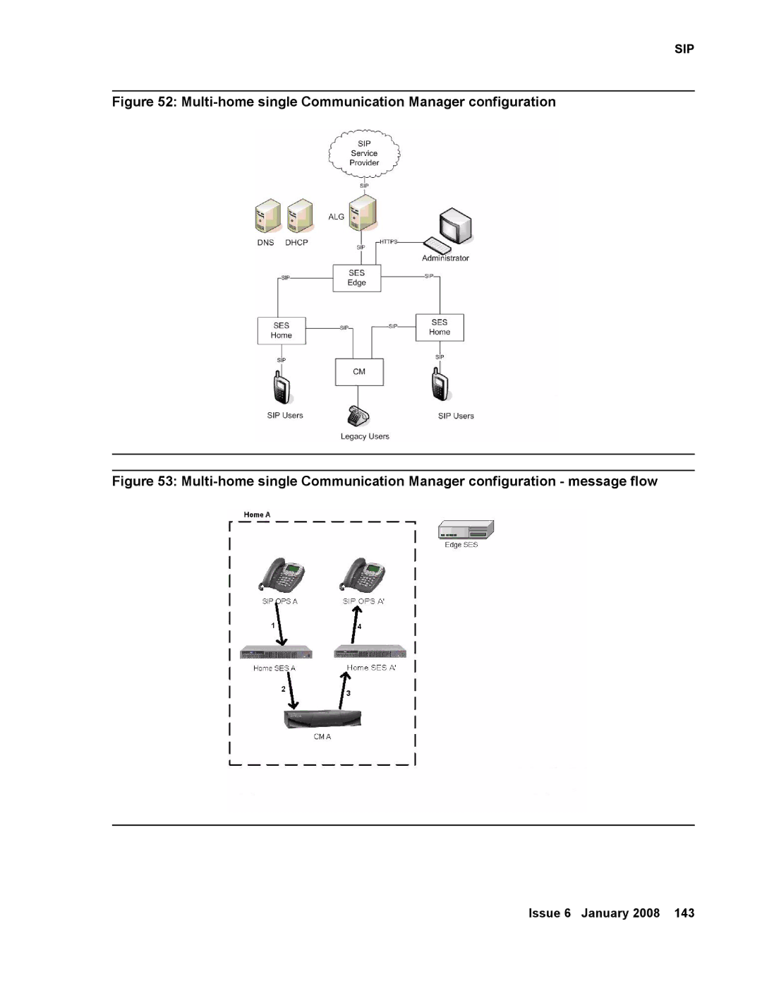 Avaya 555-245-600 manual Multi-home single Communication Manager configuration 