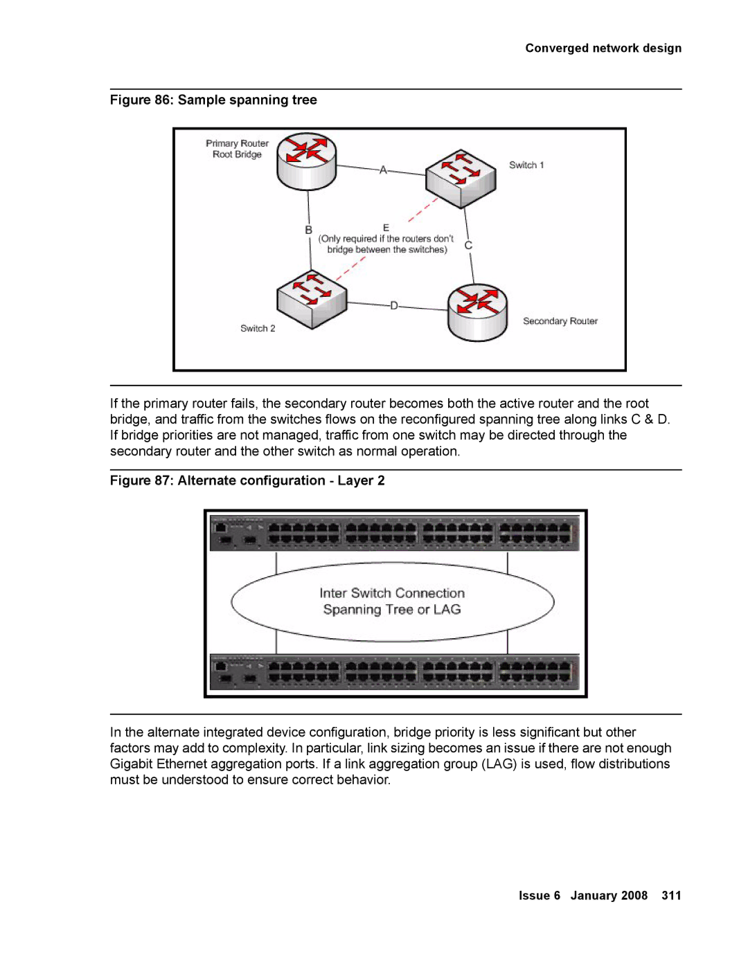 Avaya 555-245-600 manual Sample spanning tree 