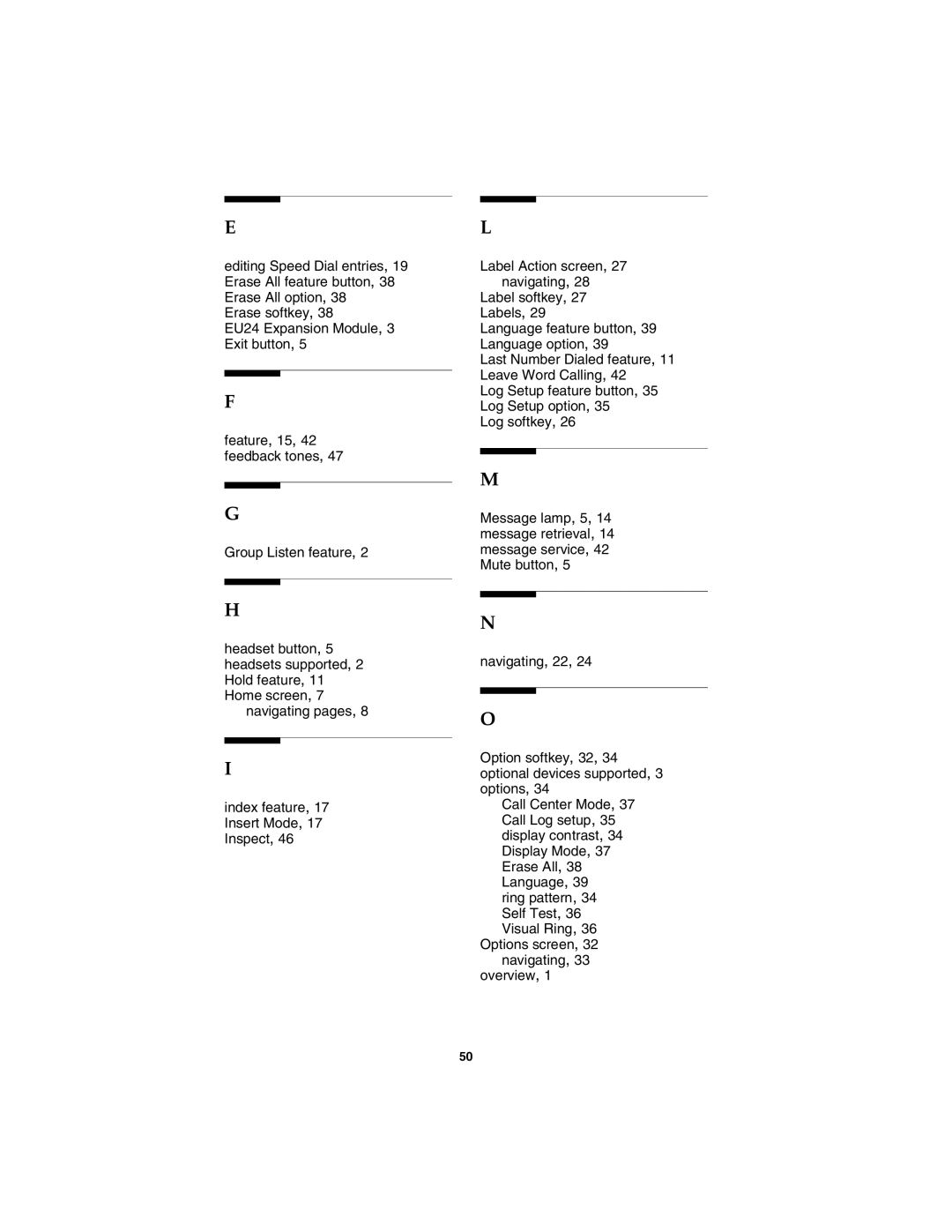 Avaya 555-250-701 manual 