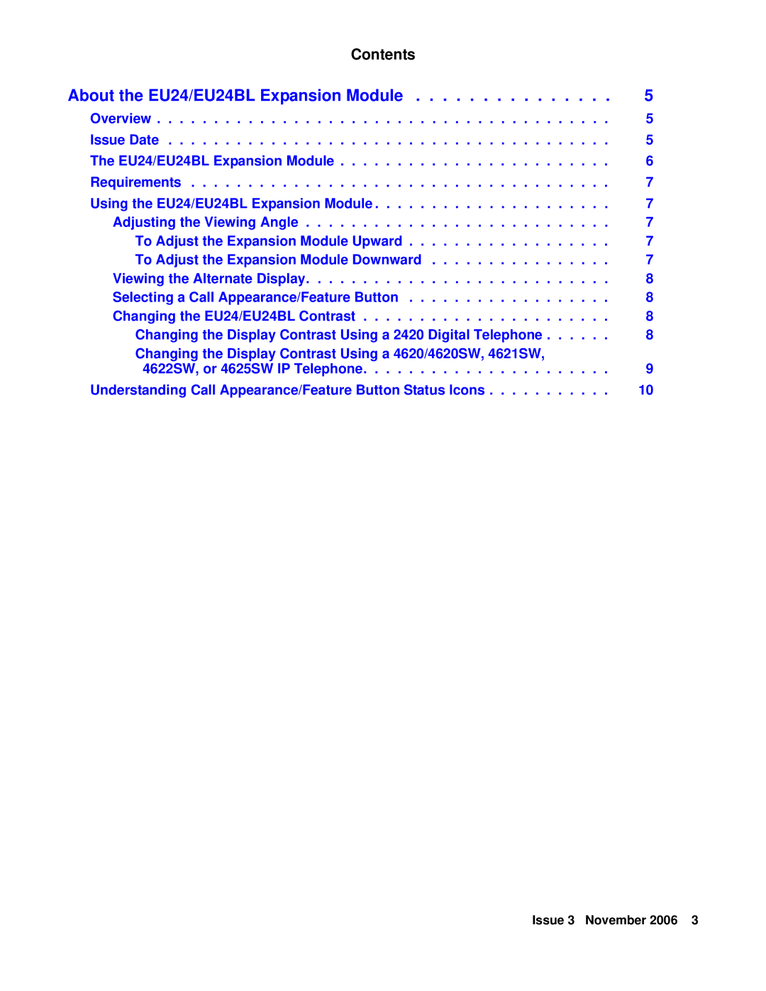 Avaya 555-250-702 manual About the EU24/EU24BL Expansion Module 