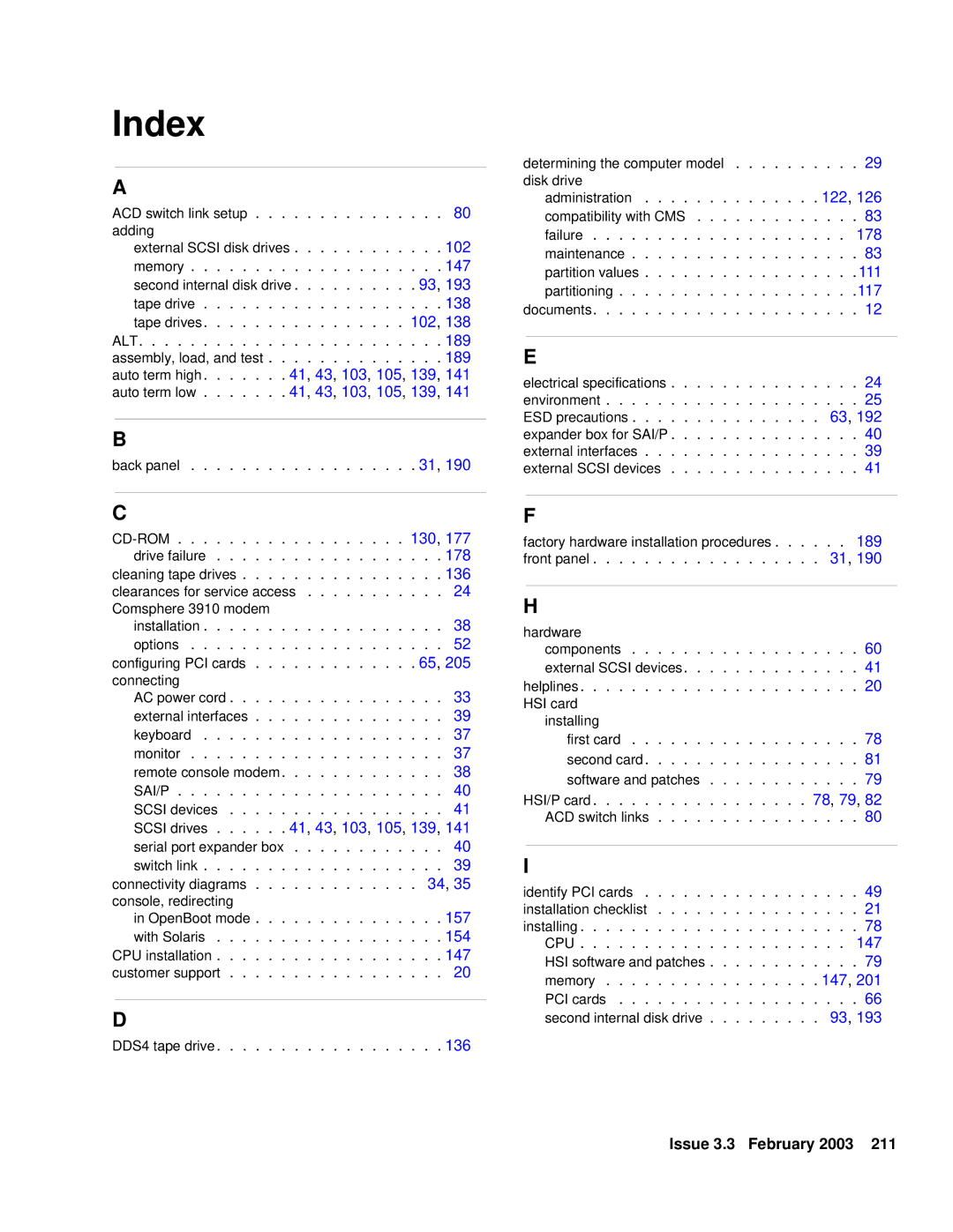 Avaya 585-215-871 manual Index 