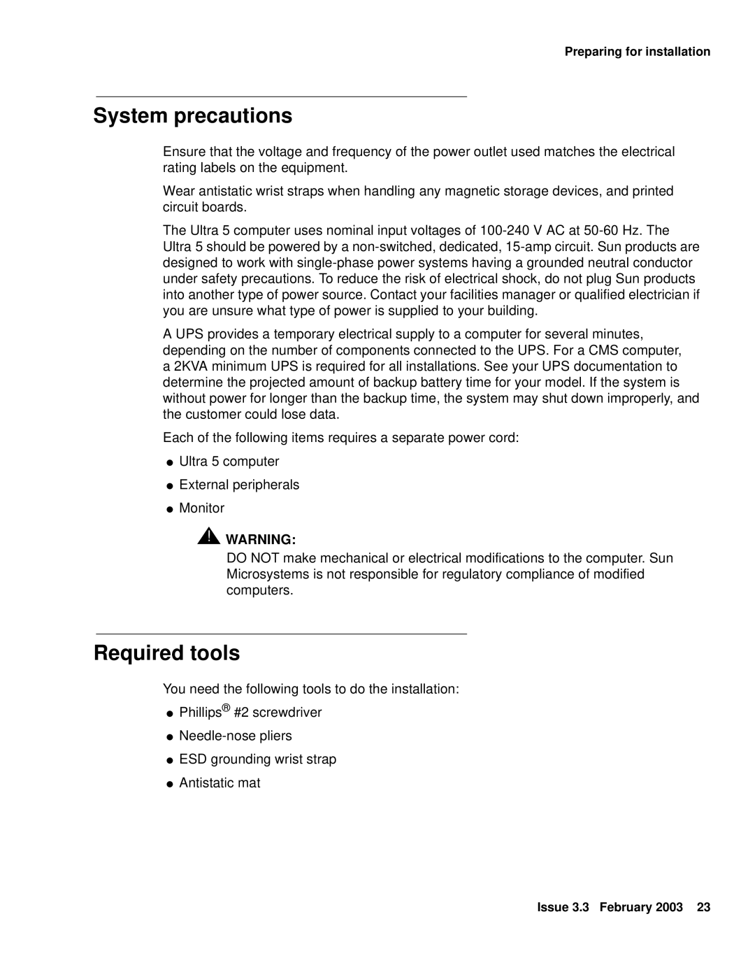 Avaya 585-215-871 manual System precautions, Required tools 