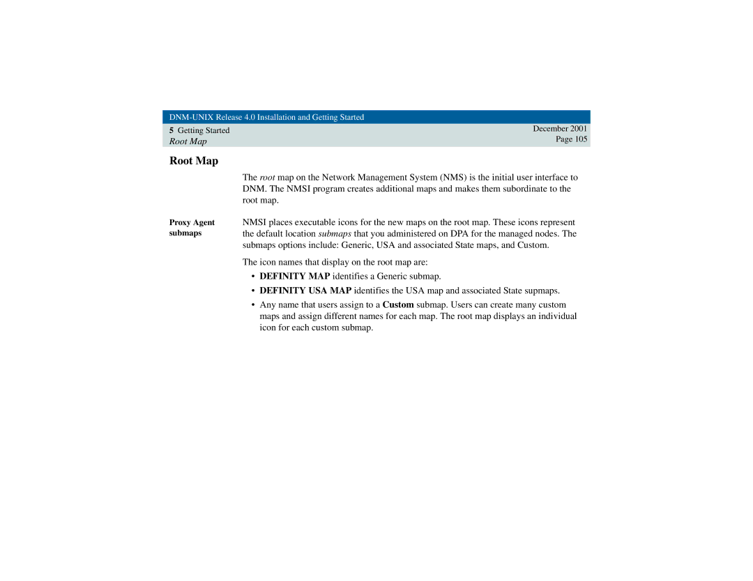 Avaya 585-229-770 manual Root Map 