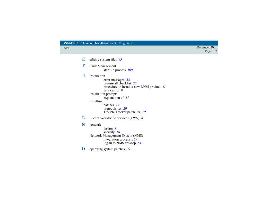 Avaya 585-229-770 manual Index 