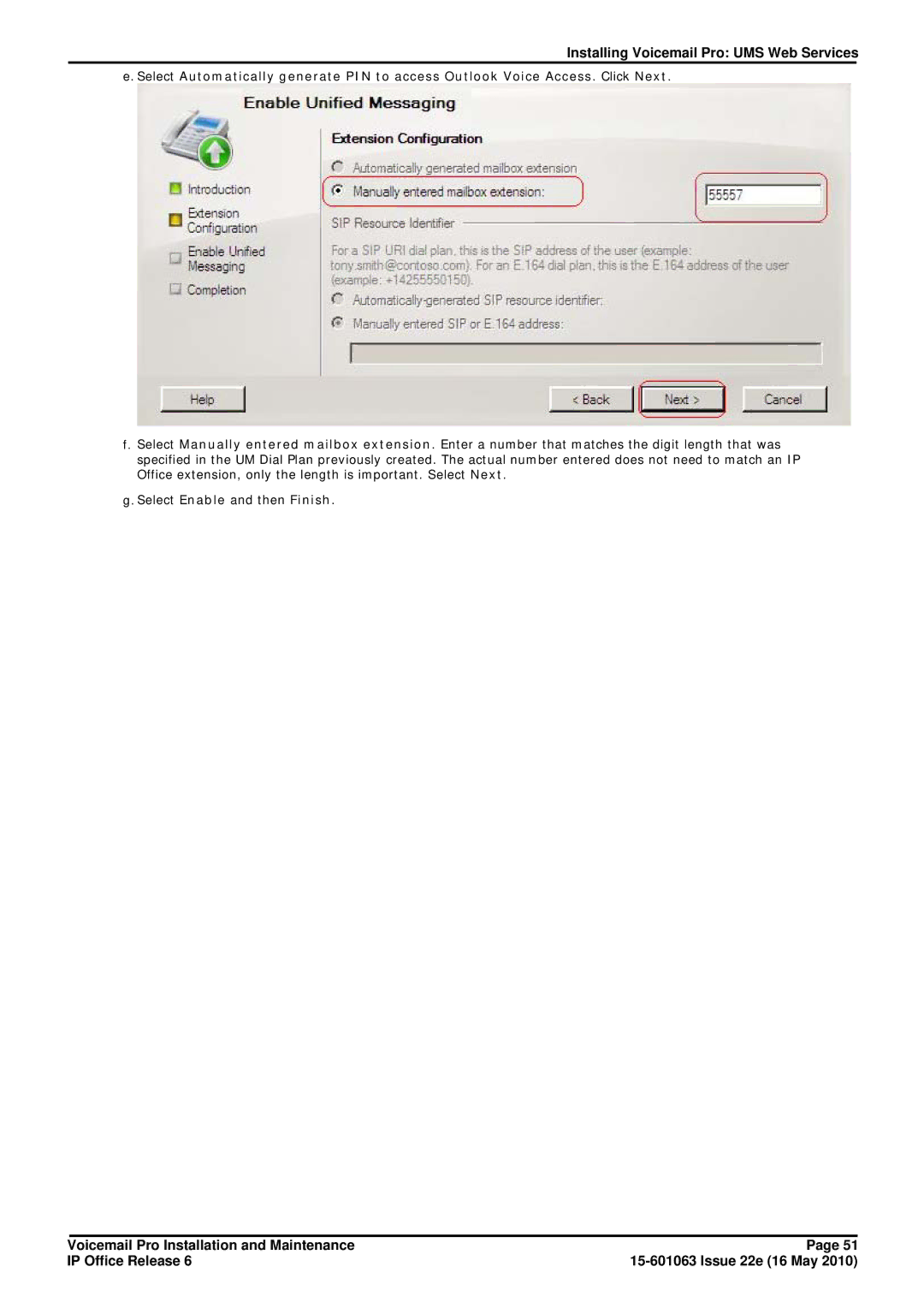 Avaya 6 manual Installing Voicemail Pro UMS Web Services 