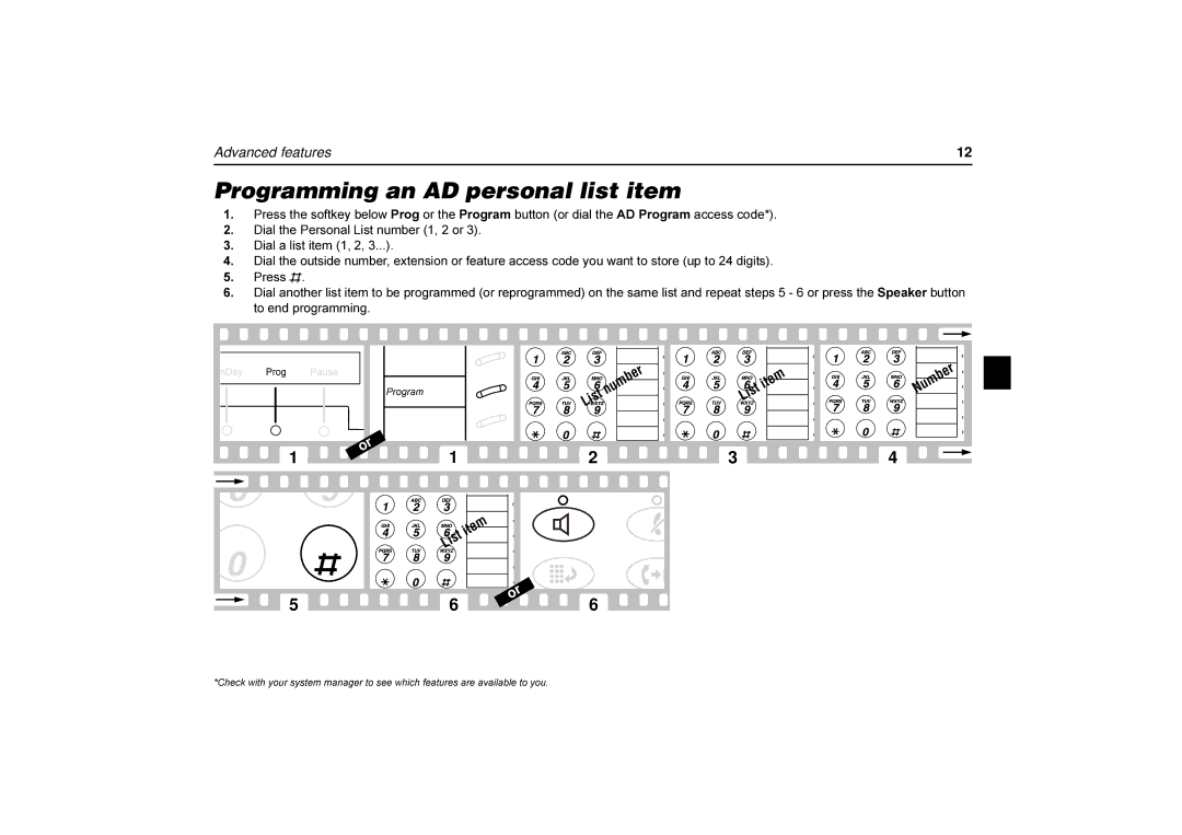 Avaya 6424, 6416, 6408 user manual 3URJUDP, ÂžÂ@ŠšÌ@šÌÌ-kÂÅžš@‘Ì‘ŠÅÎÌŠÎk 