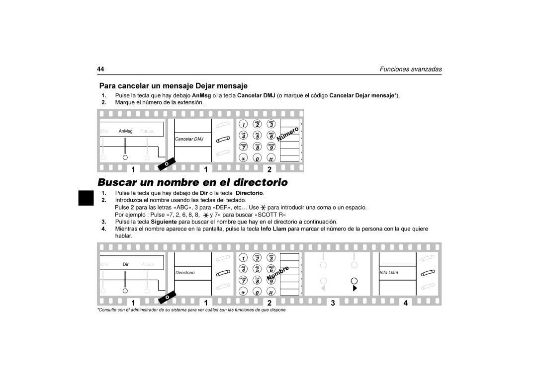 Avaya 6408, 6416, 6424 user manual ×ÅX@ÂÌ×šÌšžNÂkÌkšÌk‘ÌbŠÂkXÎžÂŠž, 3DUDFDQFHODUXQPHQVDMHHMDUPHQVDMH 