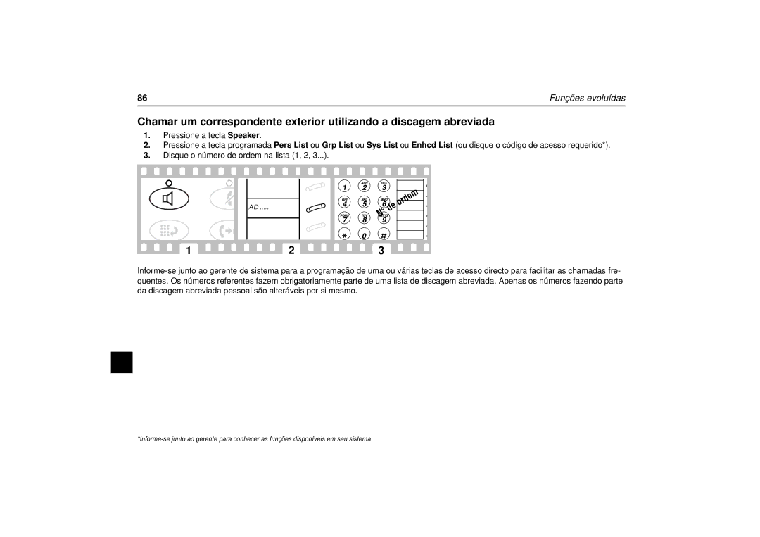 Avaya 6408, 6416, 6424 user manual Funções evoluídas 