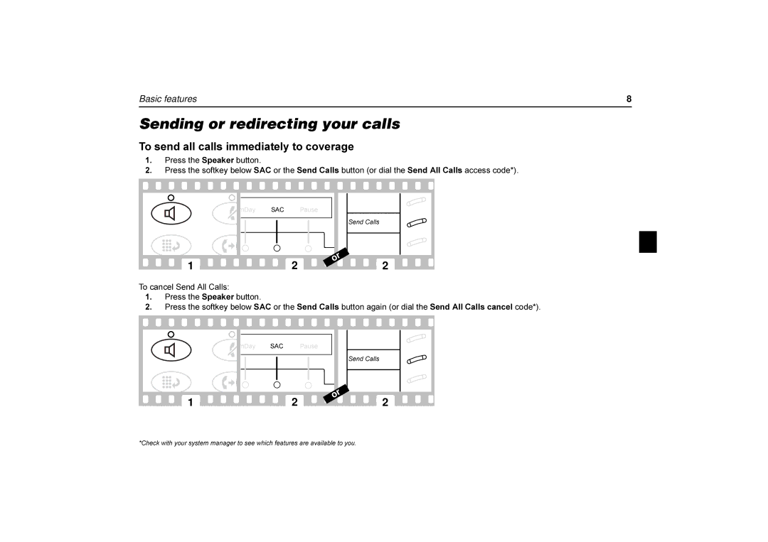 Avaya 6416, 6424, 6408 user manual KšbŠšÌžÂÌÂkbŠÂkXÎŠšÌàž×ÂÌX@‘‘Å, 7RVHQGDOOFDOOVLPPHGLDWHO\WRFRYHUDJH 