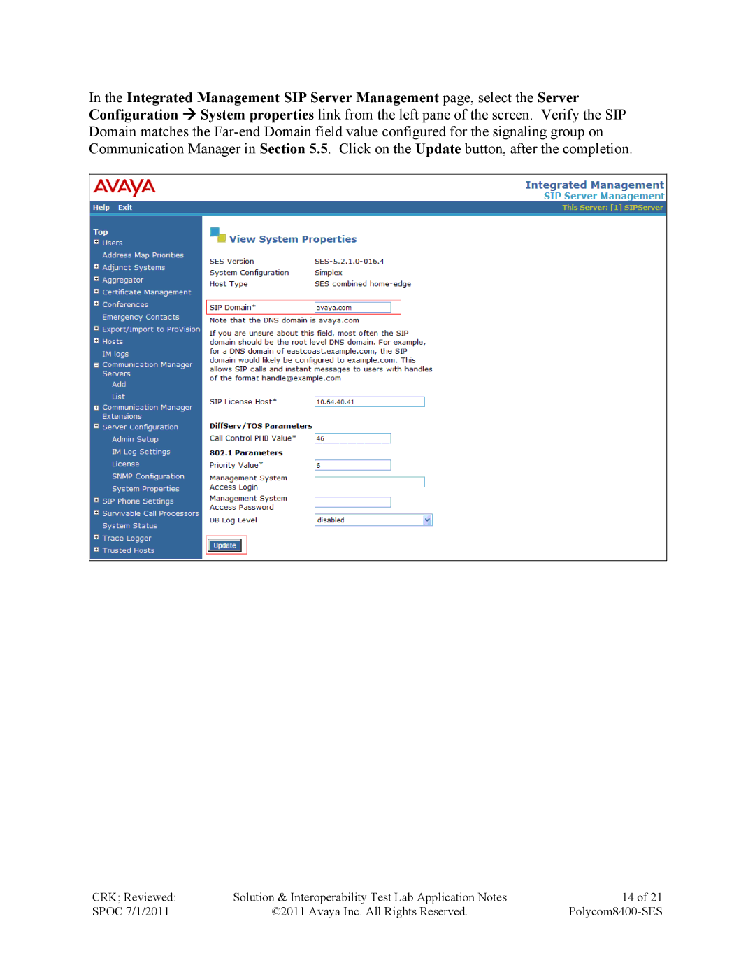 Avaya 8400-SES manual 