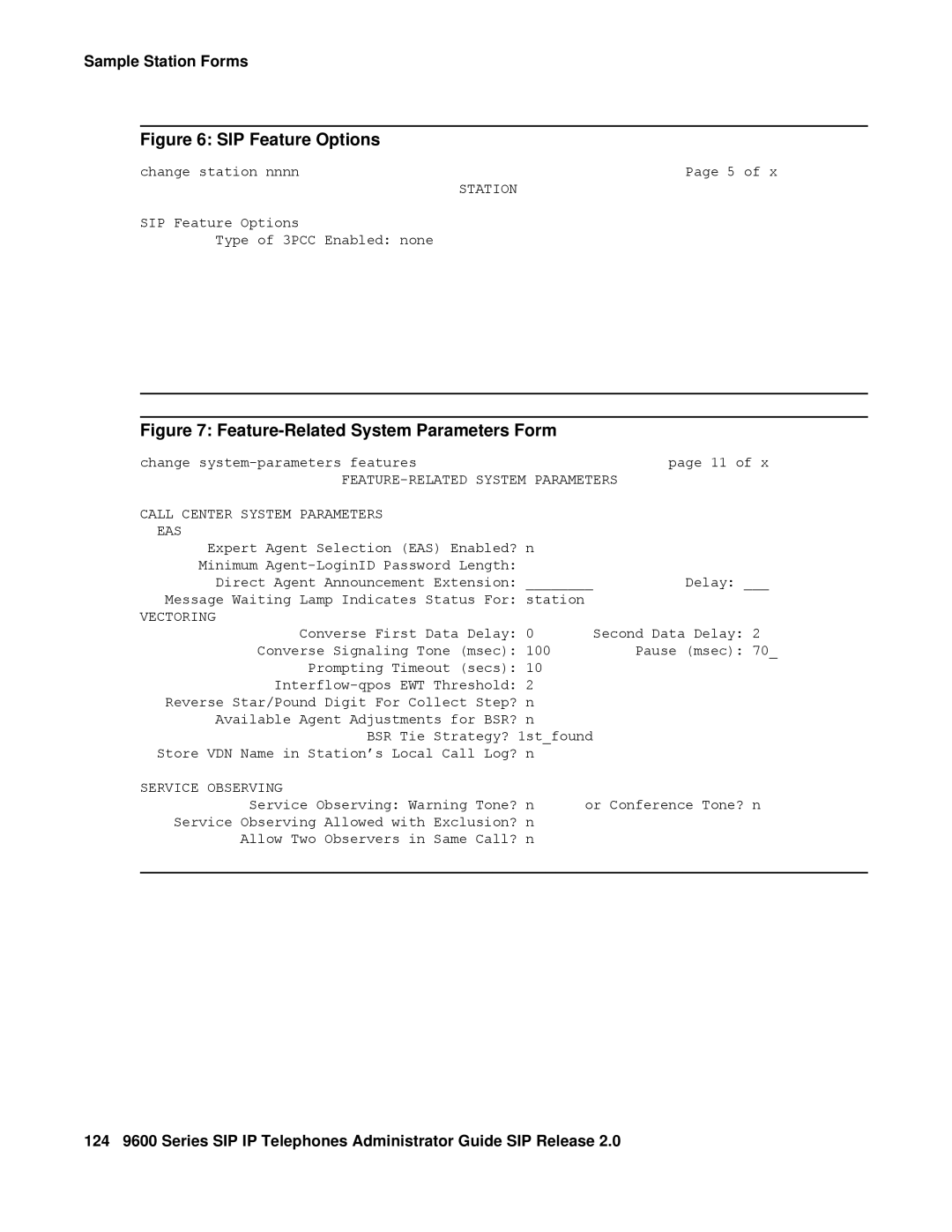 Avaya 9600 manual FEATURE-RELATED System Parameters, Call Center System Parameters EAS, Vectoring, Service Observing 