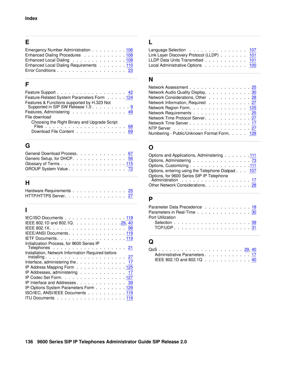 Avaya 9600 manual 108 