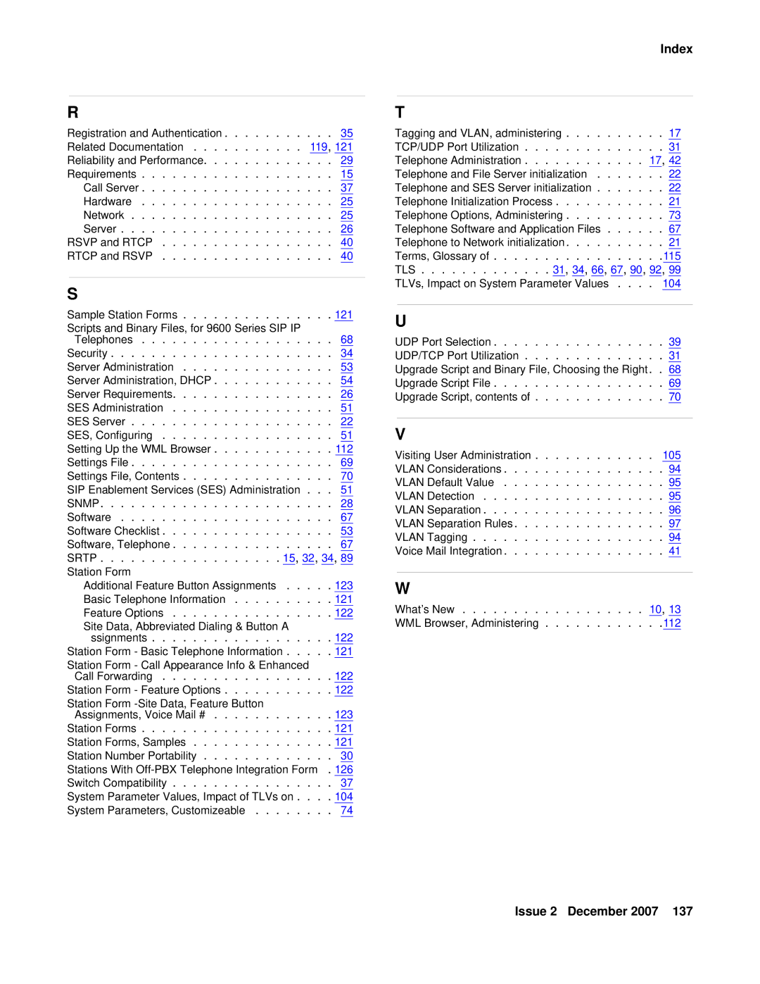 Avaya 9600 manual Snmp 