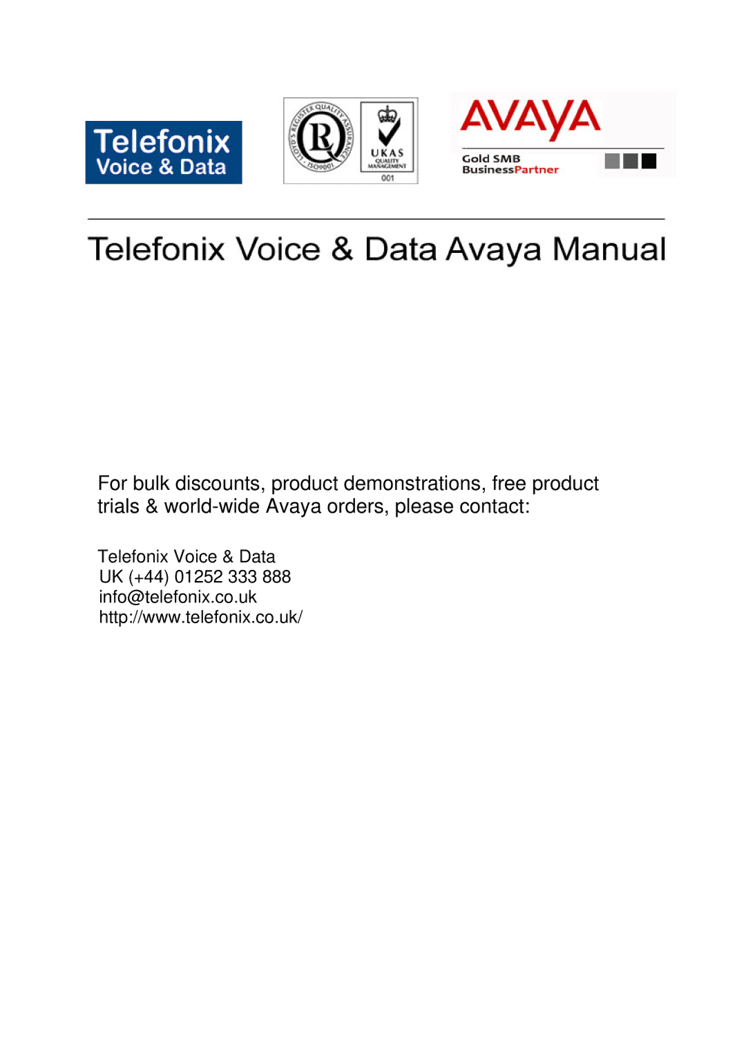 Avaya 9640 manual 