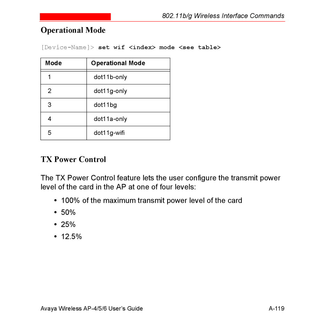 Avaya AP-4, AP-6, AP-5 manual 119 