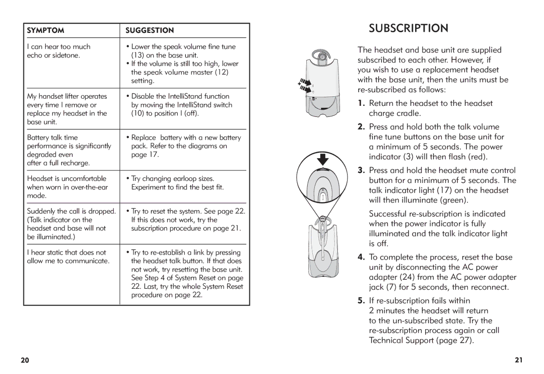 Avaya AWH-55 Subscription, Experiment to find the best fit Mode, Be illuminated Hear static that does not, Procedure on 