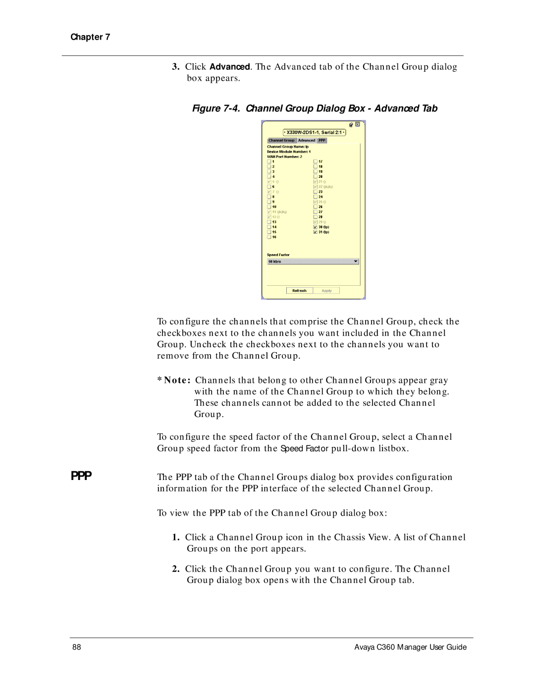 Avaya C360 manual Ppp 