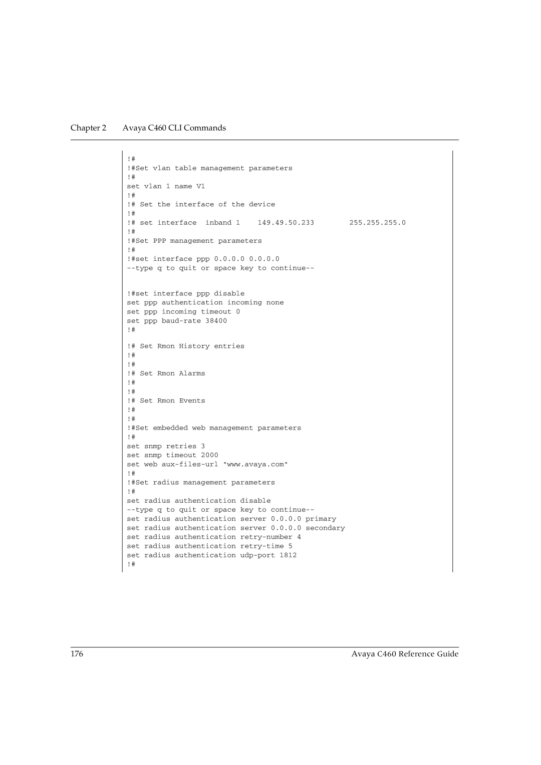 Avaya manual Avaya C460 Reference Guide 