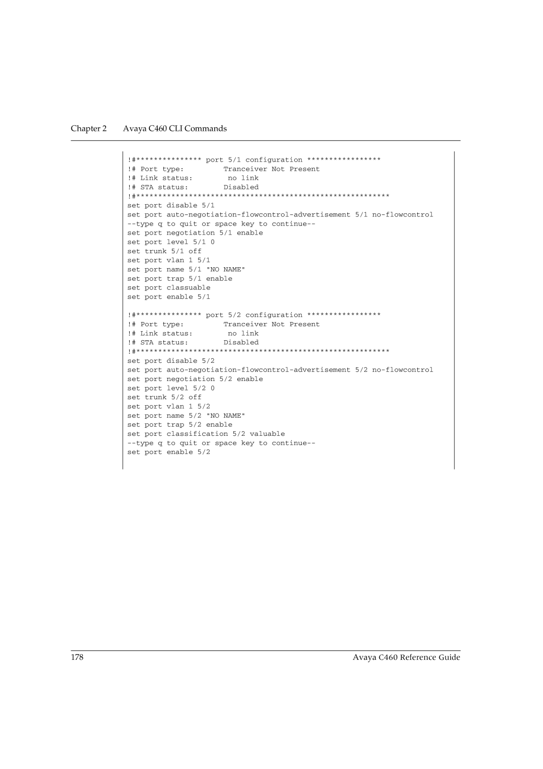 Avaya manual Avaya C460 Reference Guide 