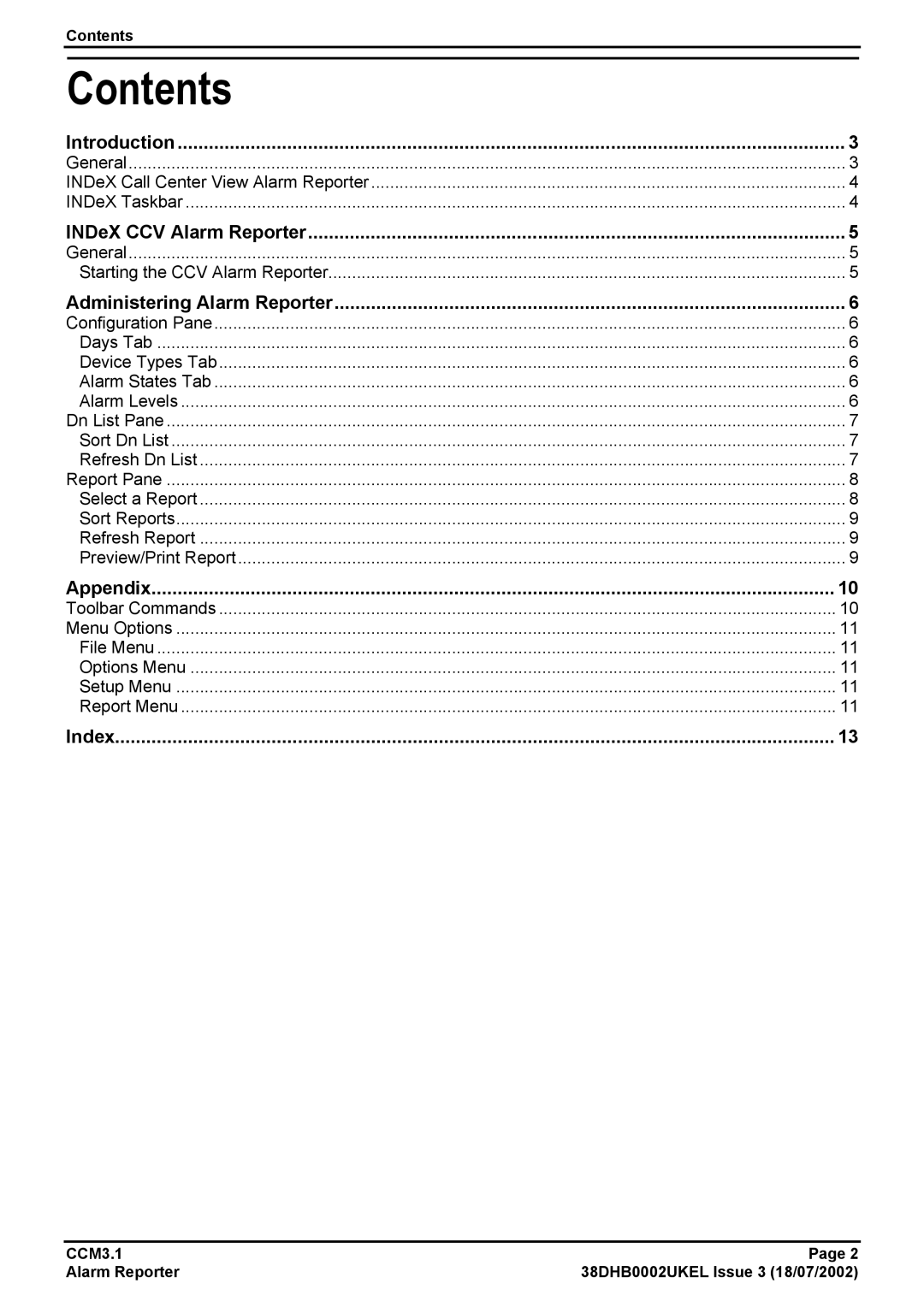 Avaya CCM3.1 manual Contents 