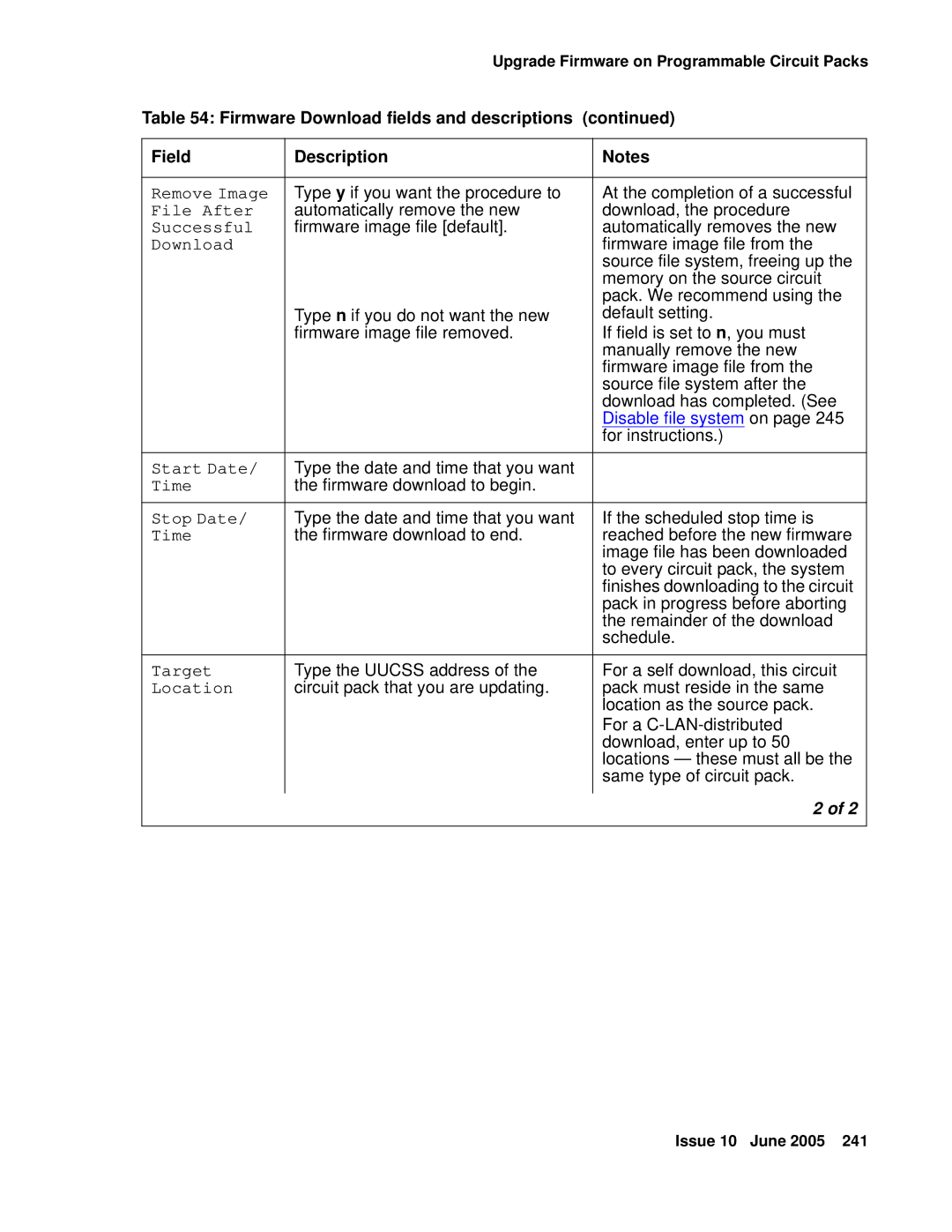 Avaya CMC1 manual Automatically remove the new Download, the procedure 