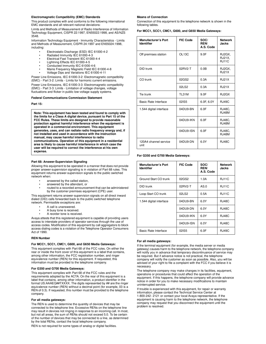 Avaya CMC1 manual Soc 