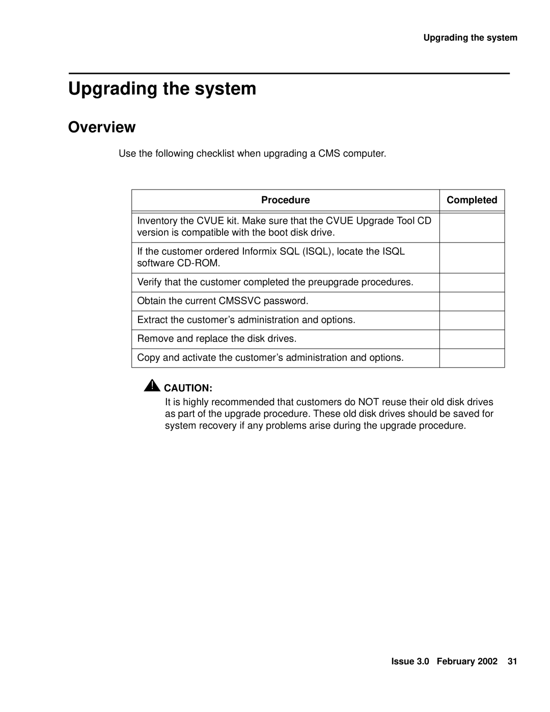 Avaya Comcode 700220627 manual Upgrading the system 