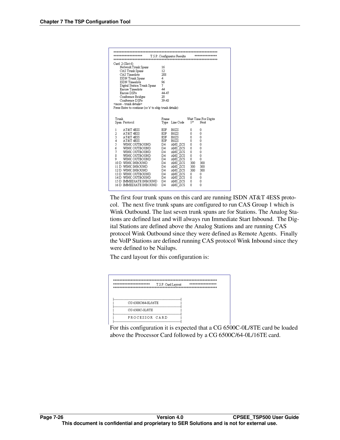 Avaya CPSEE_TSP500 manual TSP Configuration Tool 