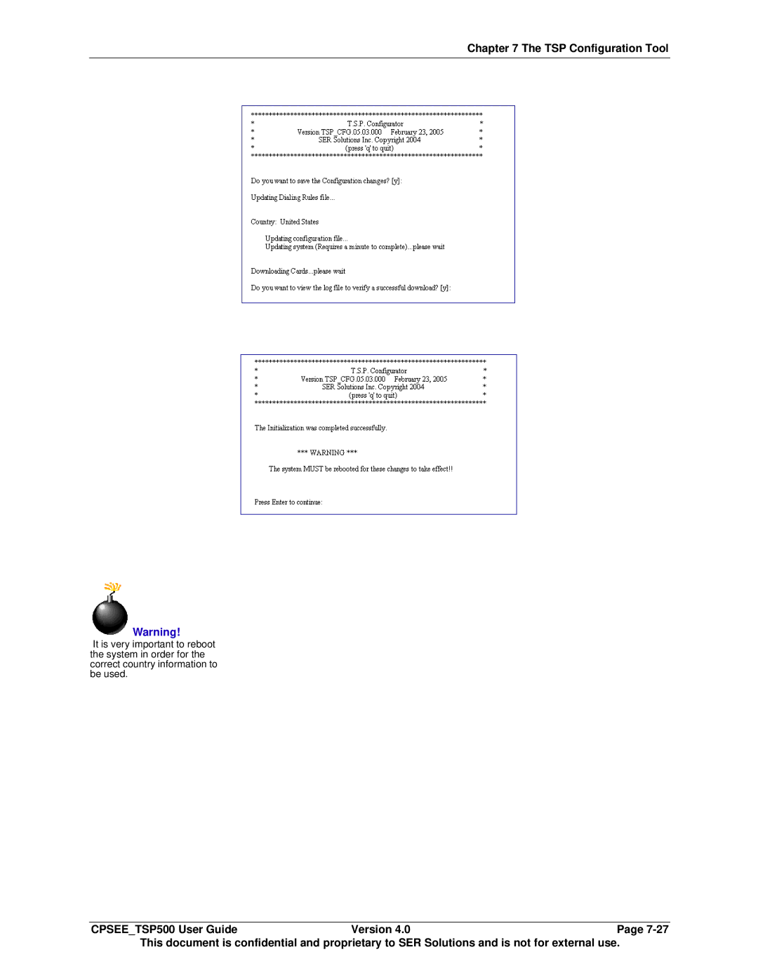 Avaya CPSEE_TSP500 manual TSP Configuration Tool 