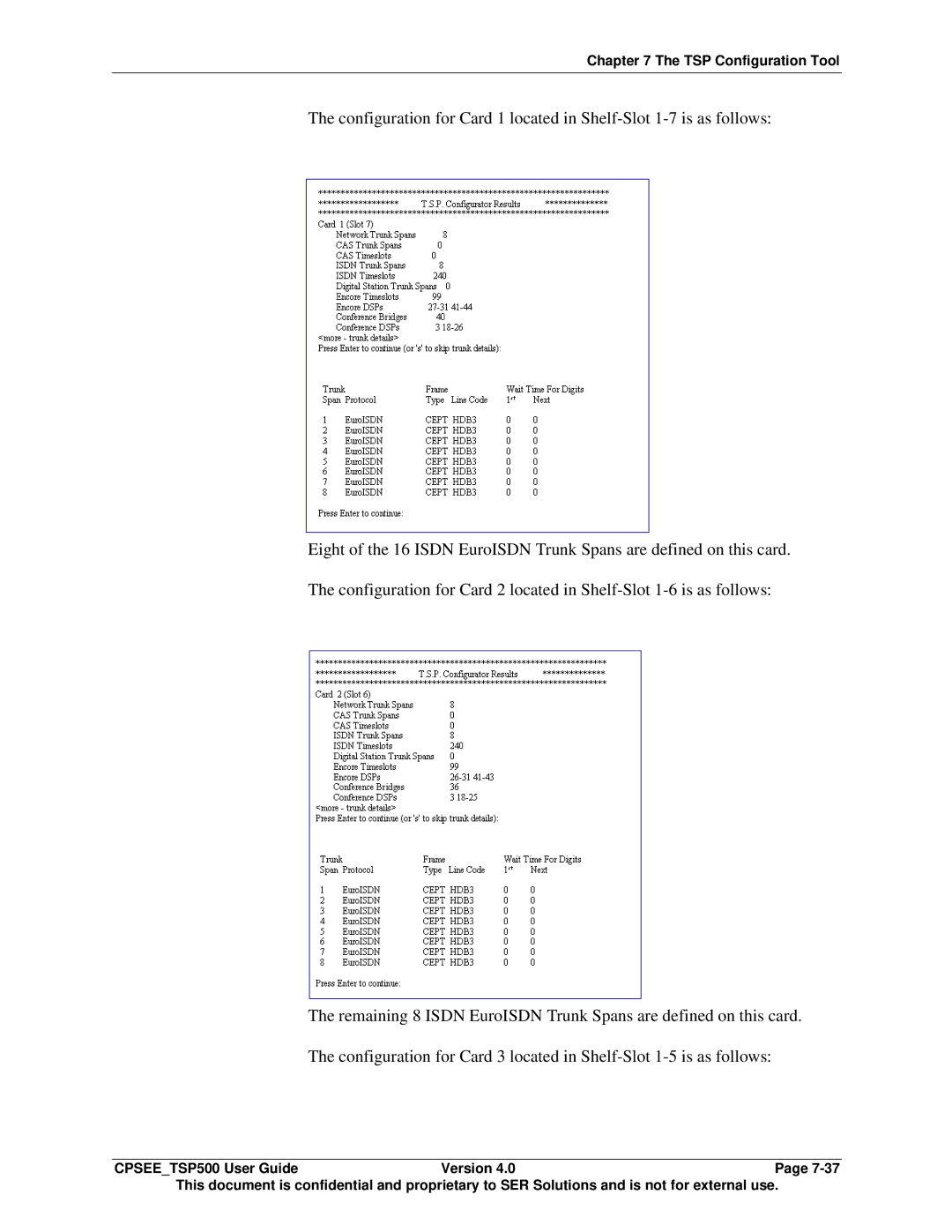 Avaya CPSEE_TSP500 manual TSP Configuration Tool 