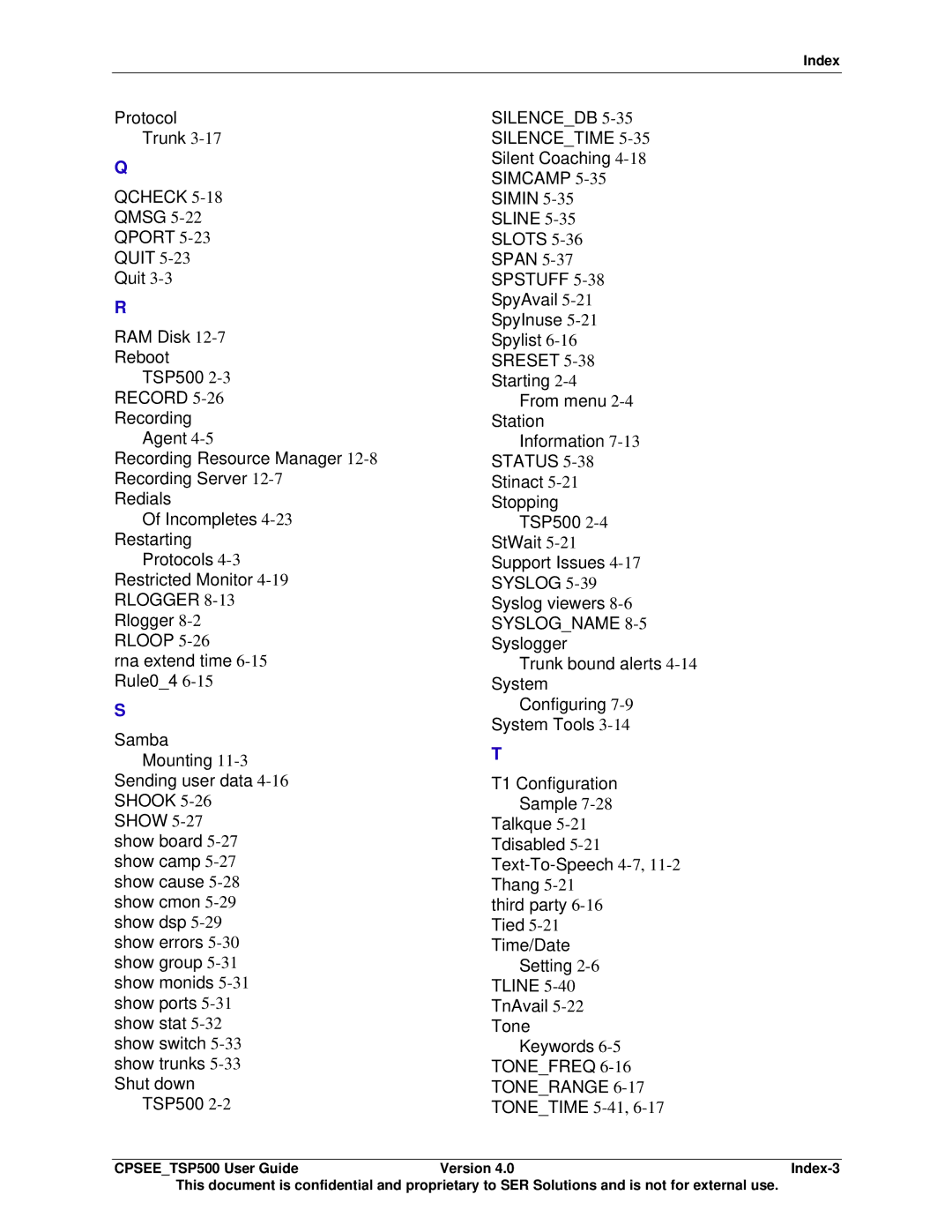 Avaya CPSEE_TSP500 manual Qcheck 