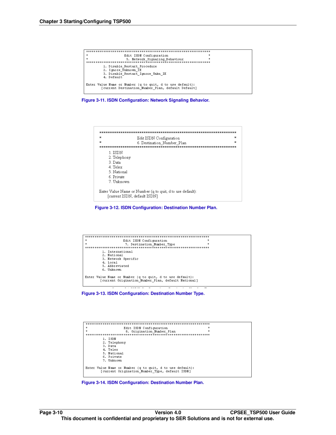 Avaya CPSEE_TSP500 manual Isdn Configuration Network Signaling Behavior 