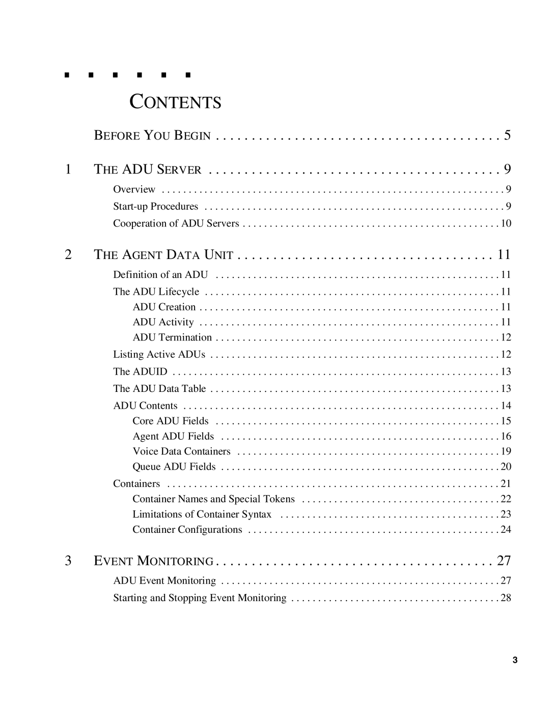 Avaya DXX-1015-01 manual Contents 