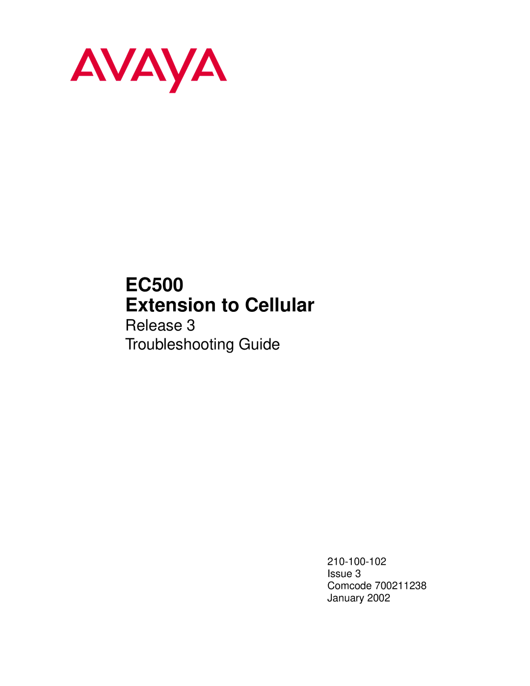 Avaya manual EC500 Extension to Cellular 