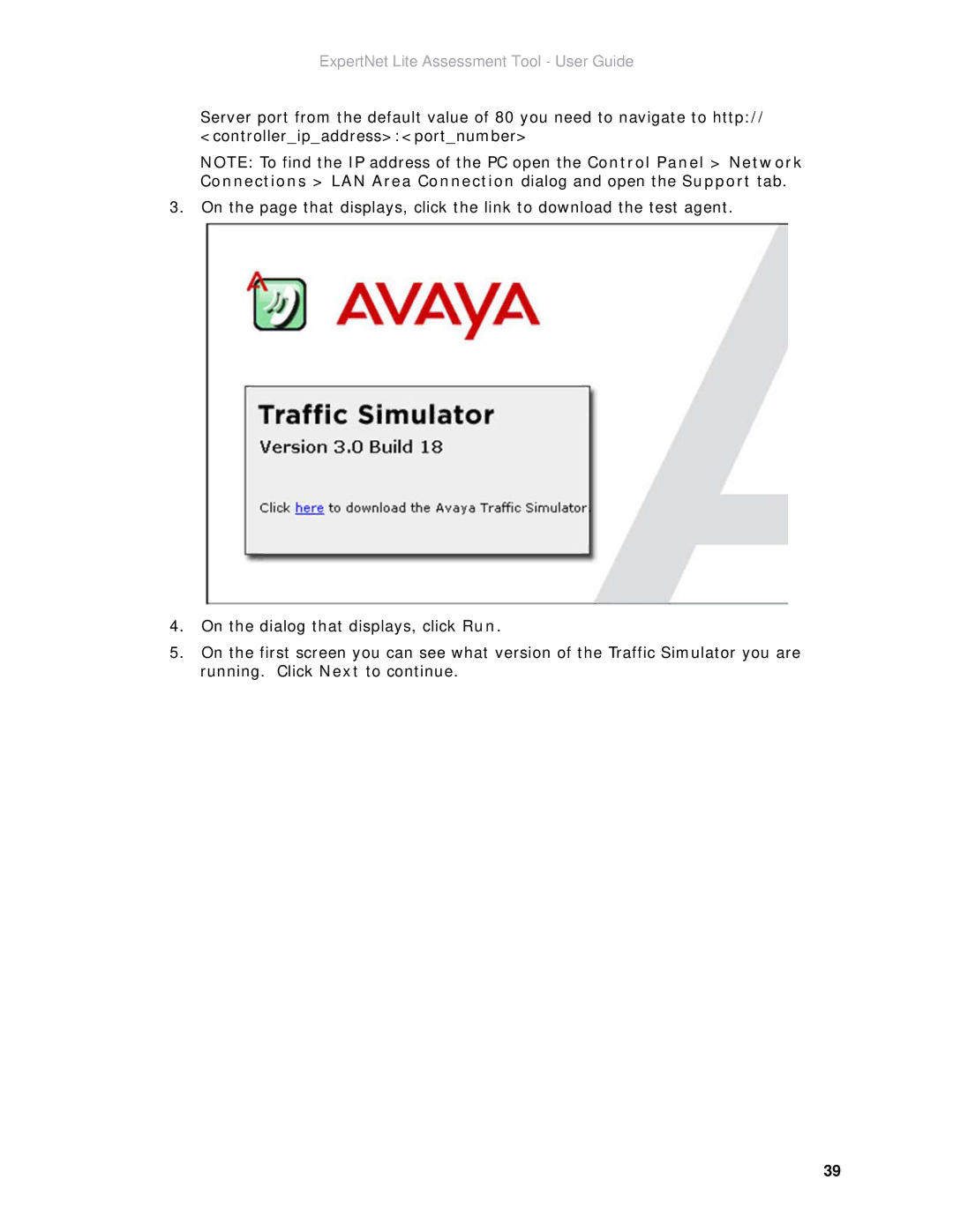 Avaya ELAT manual ExpertNet Lite Assessment Tool User Guide 