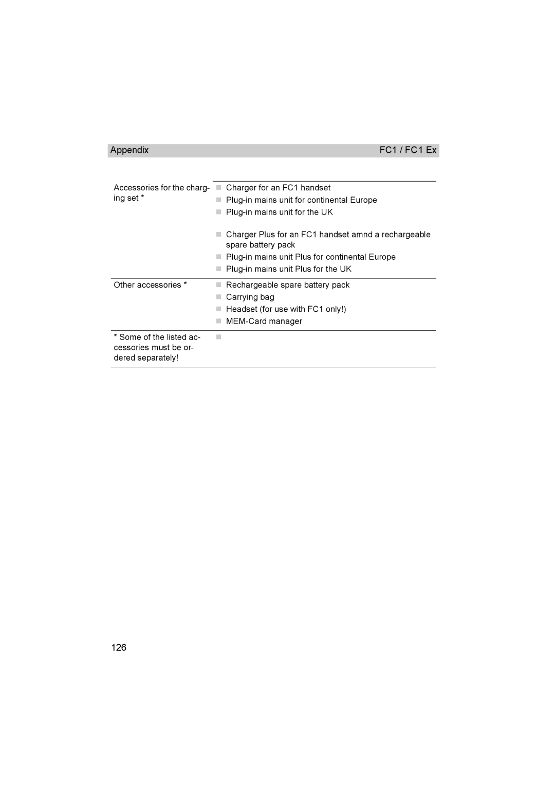 Avaya FC1 manual 126 