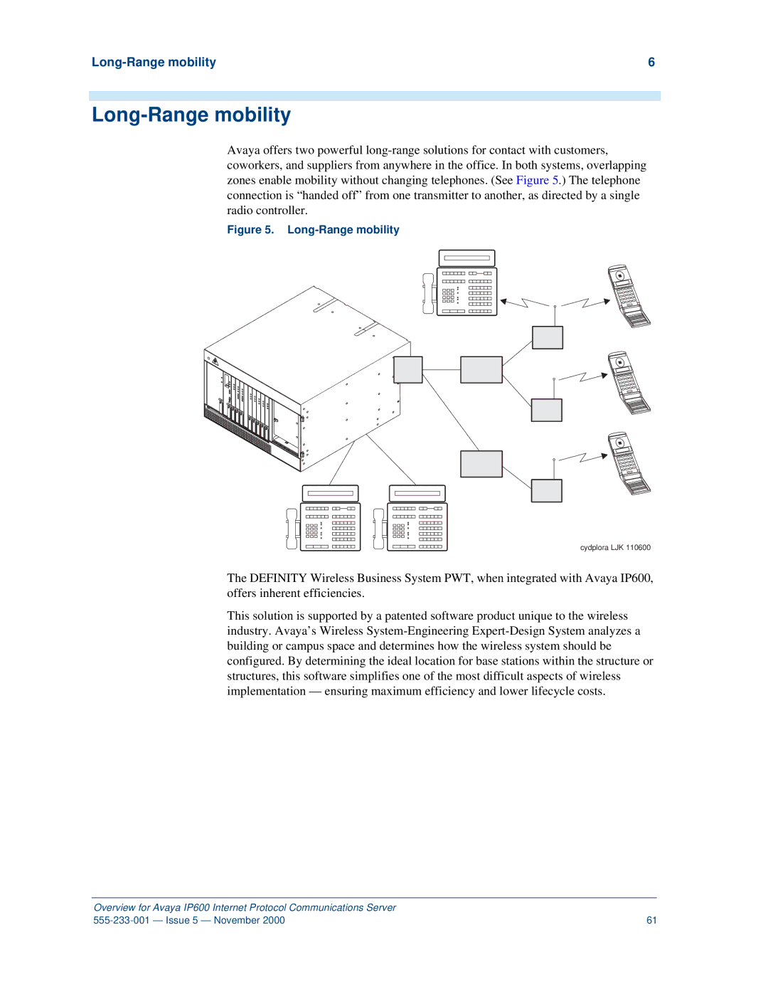 Avaya IP600 manual Long-Range mobility 