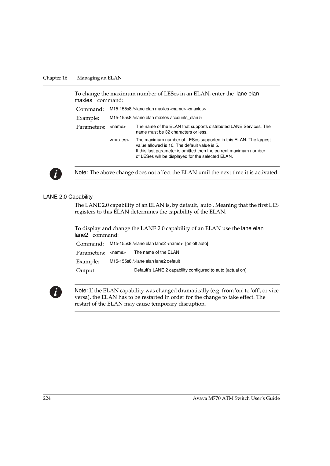 Avaya manual Avaya M770 ATM Switch User’s Guide 