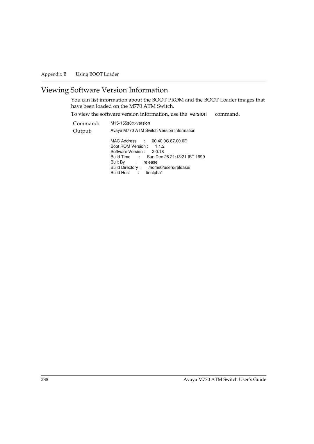 Avaya manual Avaya M770 ATM Switch User’s Guide 