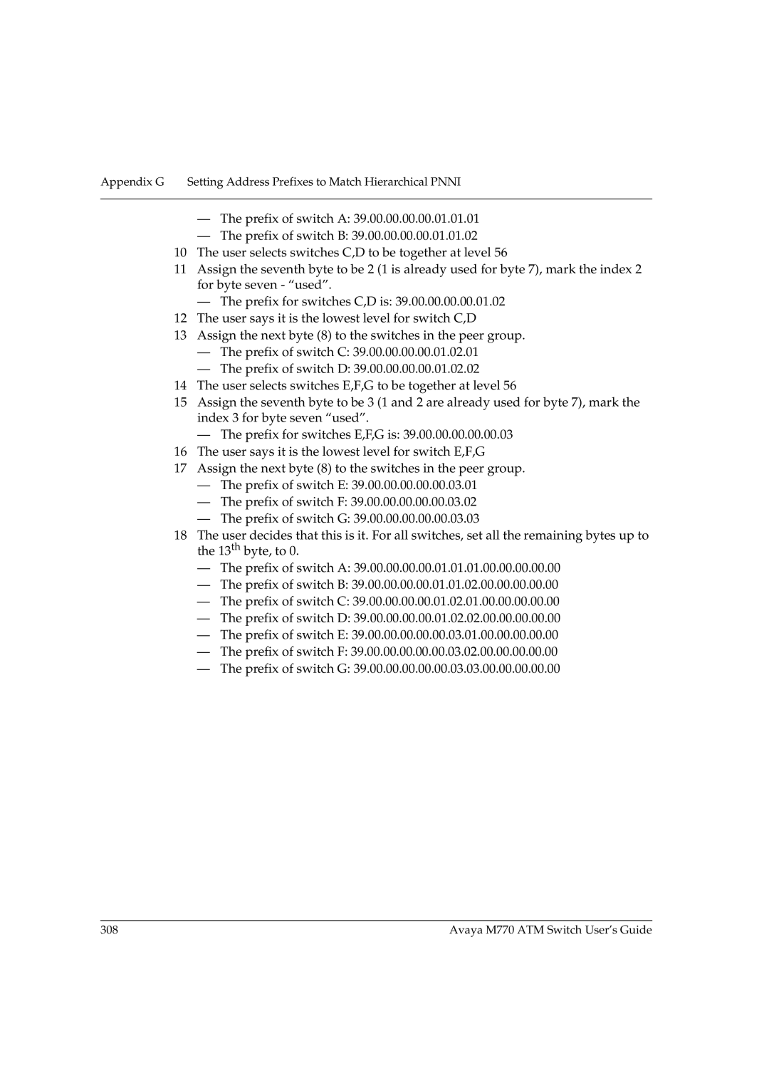 Avaya manual Avaya M770 ATM Switch User’s Guide 