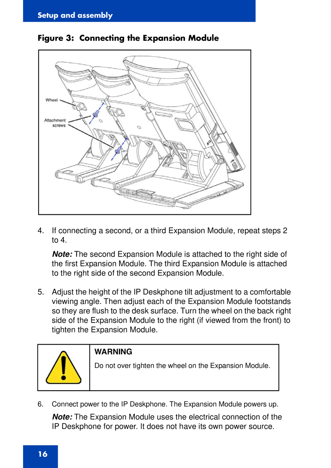 Avaya NN43110-301, 1100 Series manual Connecting the Expansion Module 