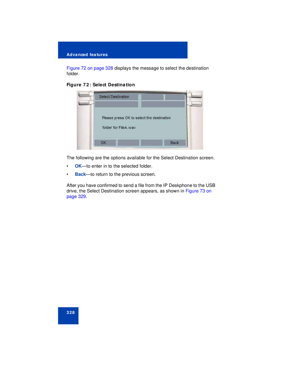 Avaya NN43112-101 manual Select Destination 