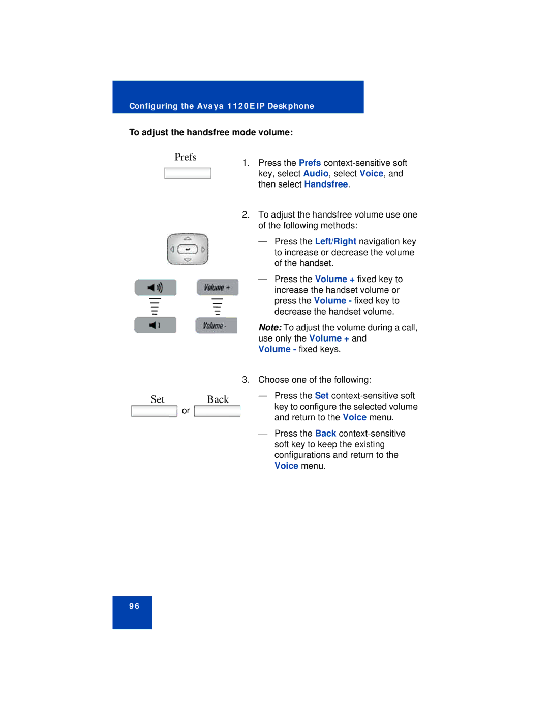 Avaya NN43112-101 manual To adjust the handsfree mode volume 