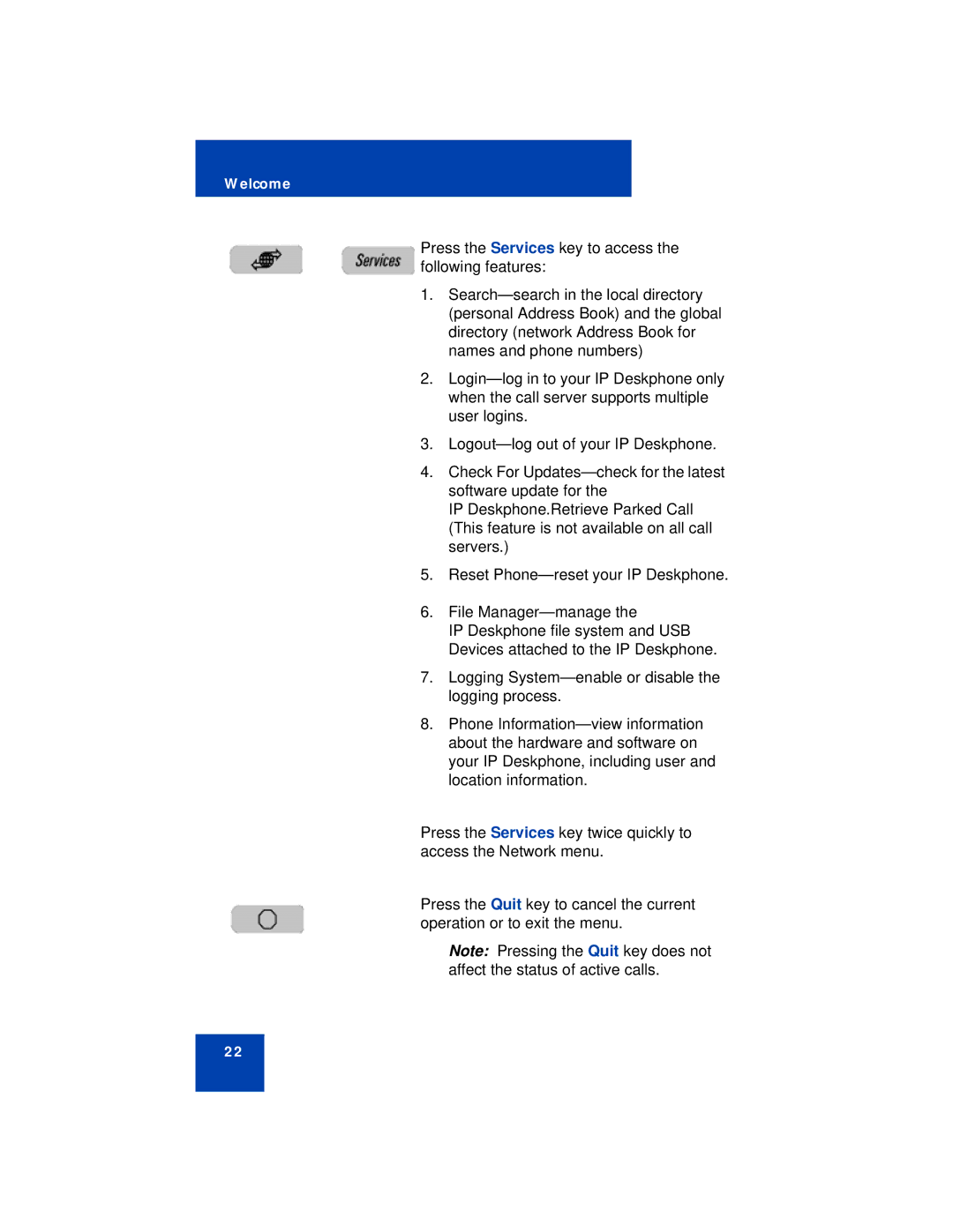 Avaya NN43113-101 manual Welcome 