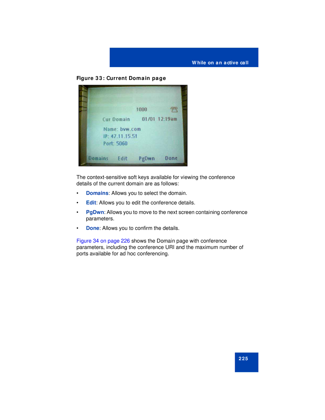 Avaya NN43113-101 manual Current Domain 